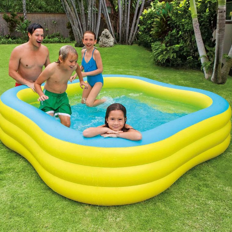 Bestway H2OGO! Luxury Fabric Covered 64 Inflatable Pool Lounger