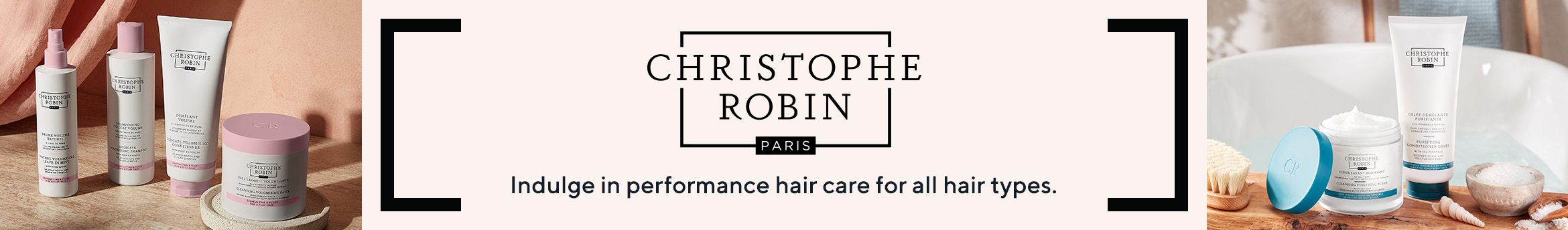 Christophe Robin - Indulge in performance hair care for all hair types.
