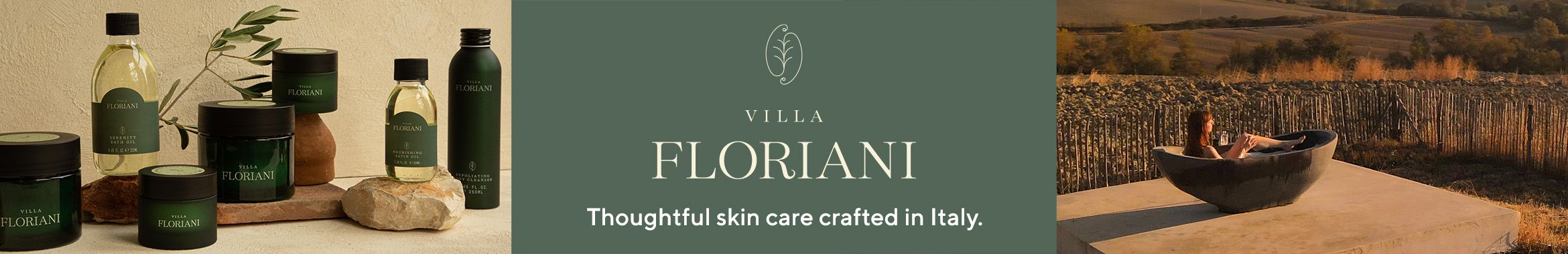 Villa Floriani  - Thoughtful skin care crafted in Italy. 