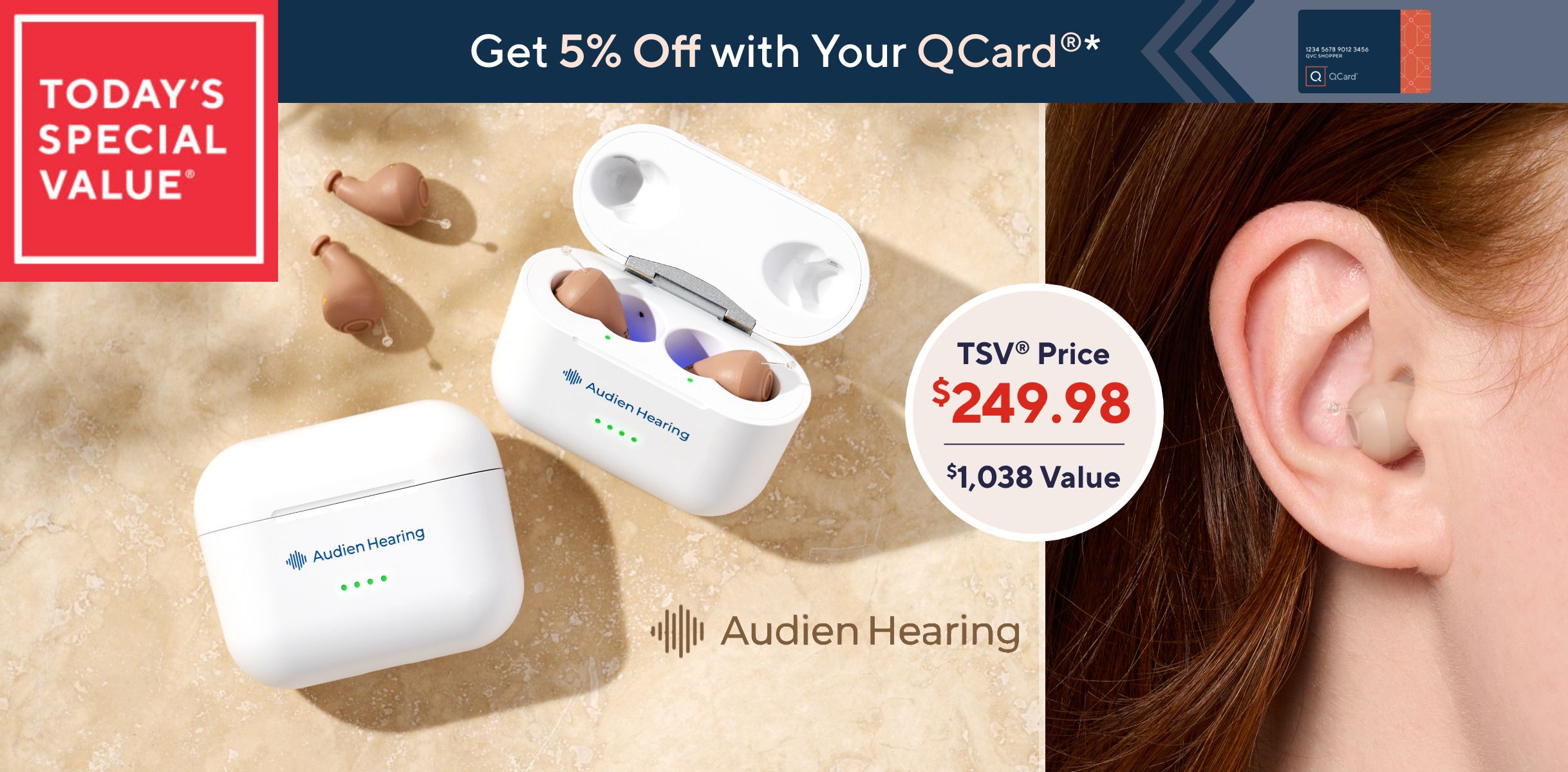 Today's Special Value®    Get 5% Off with Your QCard®*    TSV® Price $249.98 $1,038 Value