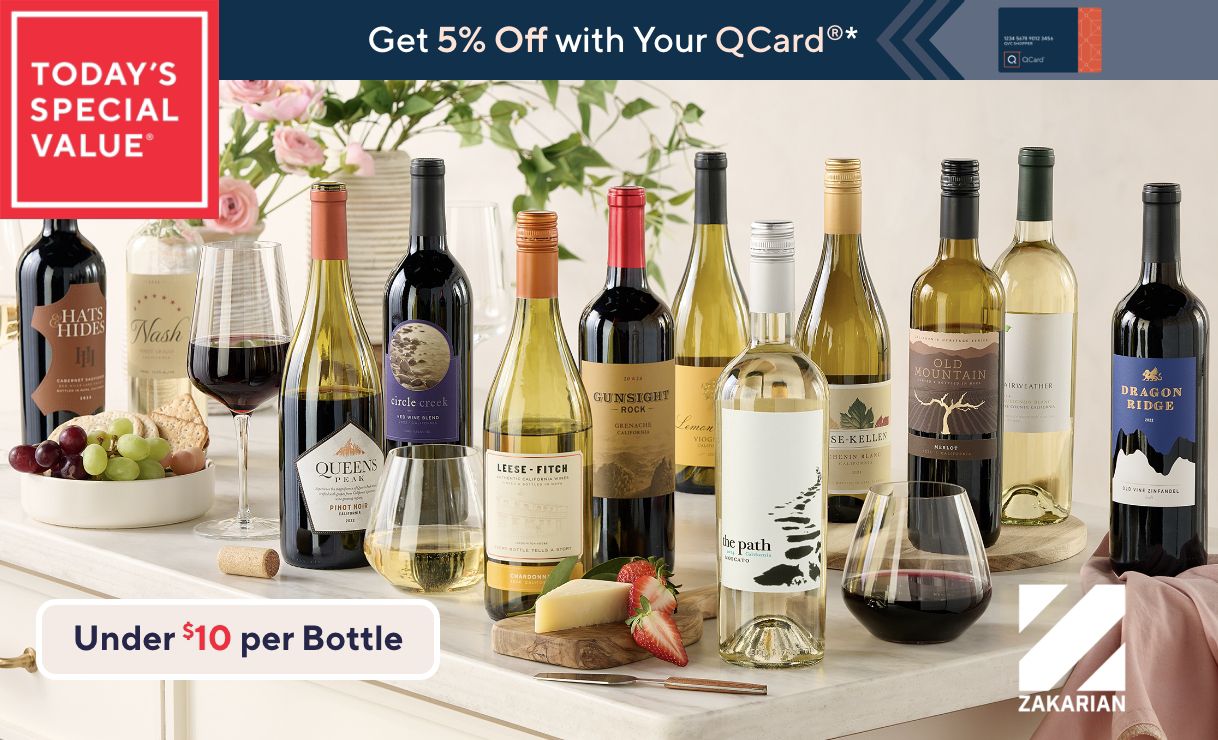 Today's Special Value®    Get 5% Off with Your QCard®*   Under $10 per Bottle