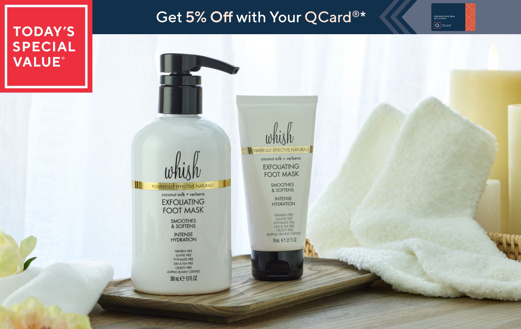 Today's Special Value®    Get 5% Off with Your QCard®*