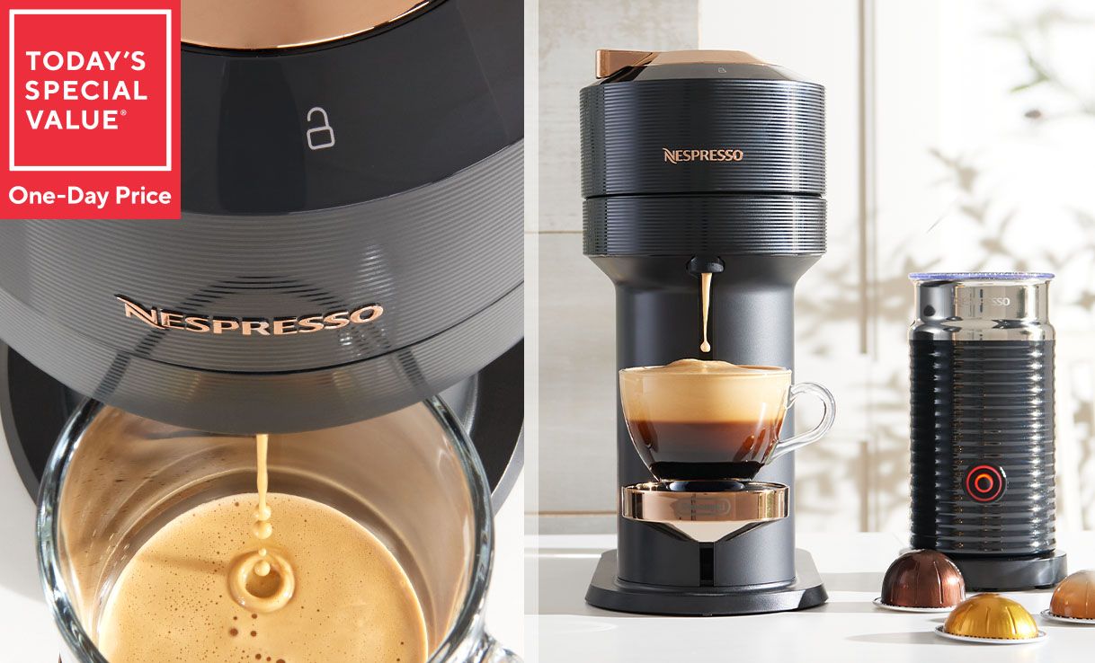 Today's Special Value® One-Day Price: Nespresso Vertuo Next Premium Coffee & Espresso Maker w/Frother