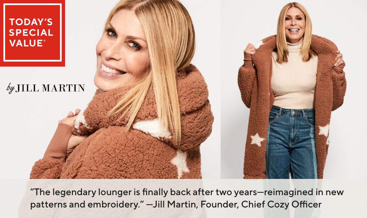 Today's Special Value®   -  "The legendary lounger is finally back after two years—reimagined in new patterns and embroidery." —Jill Martin, Founder, Chief Cozy Officer