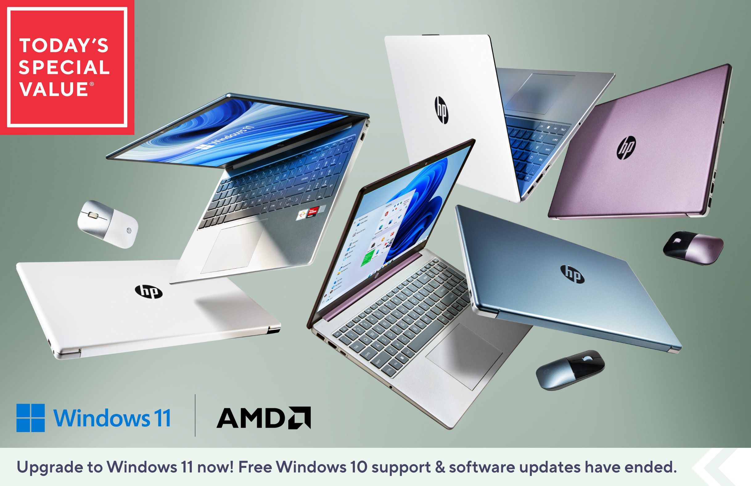 Today's Special Value® - Upgrade to Windows 11 now! Free Windows 10 support & software updates have ended. 