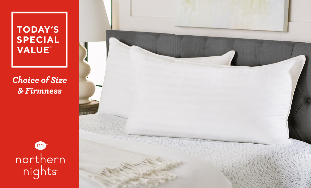 (QVC) Northern Nights S/2 QN or KG Hotel Luxury Plush or Firm Gel