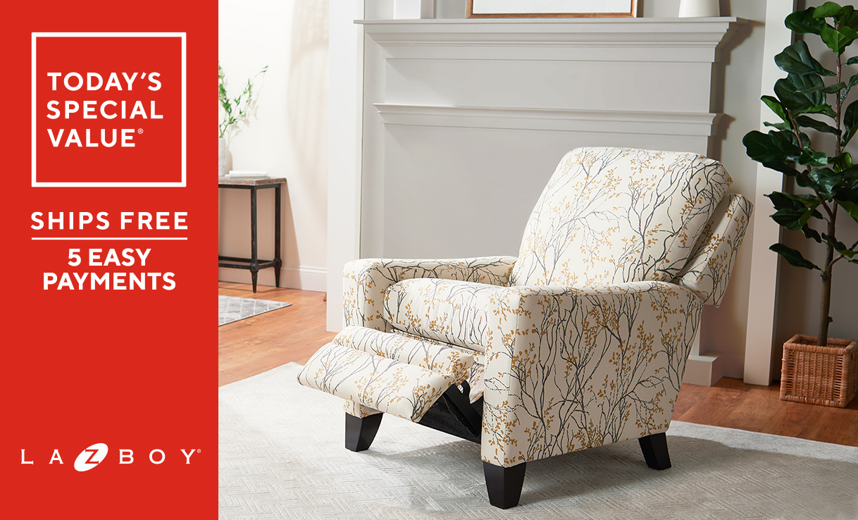 (QVC) LaZBoy Cabot Designer Collection Power XR Recliner