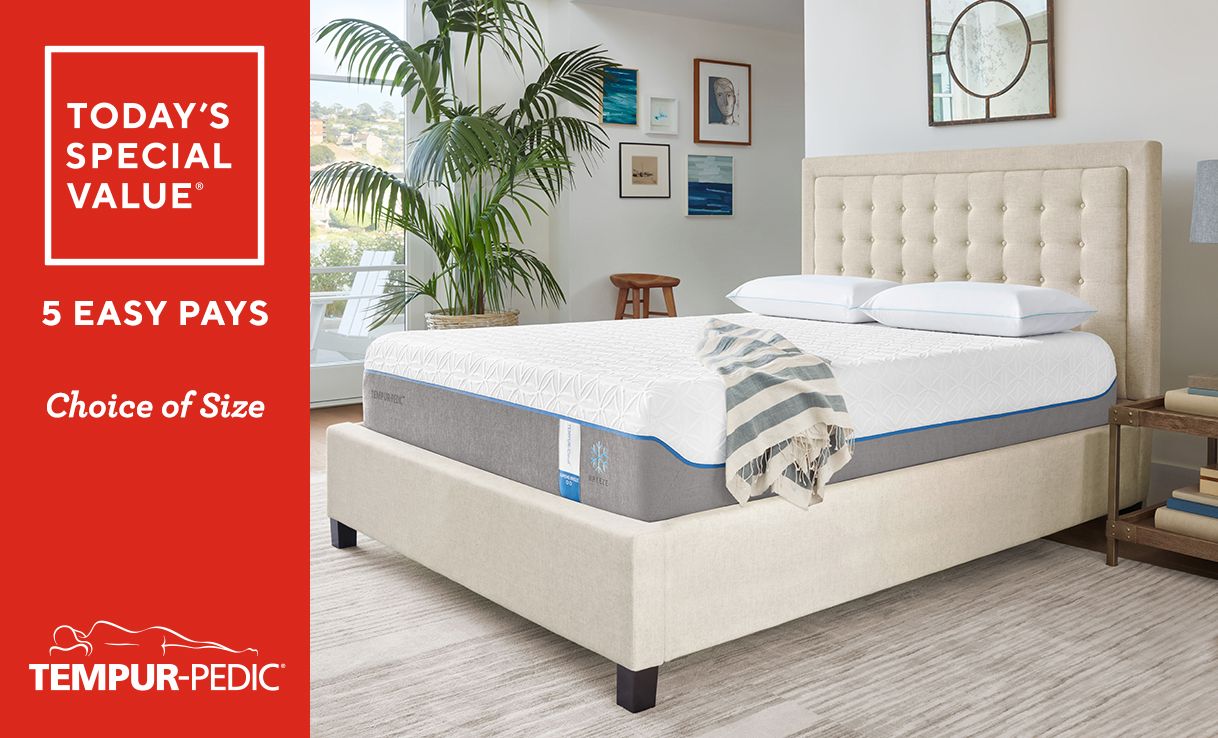 (QVC) TempurPedic TEMPURCloud 11.5" Supreme Breeze Mattress