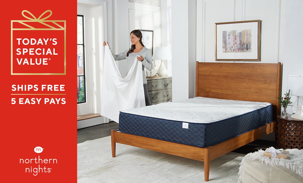 qvc northern king mattress free shipping