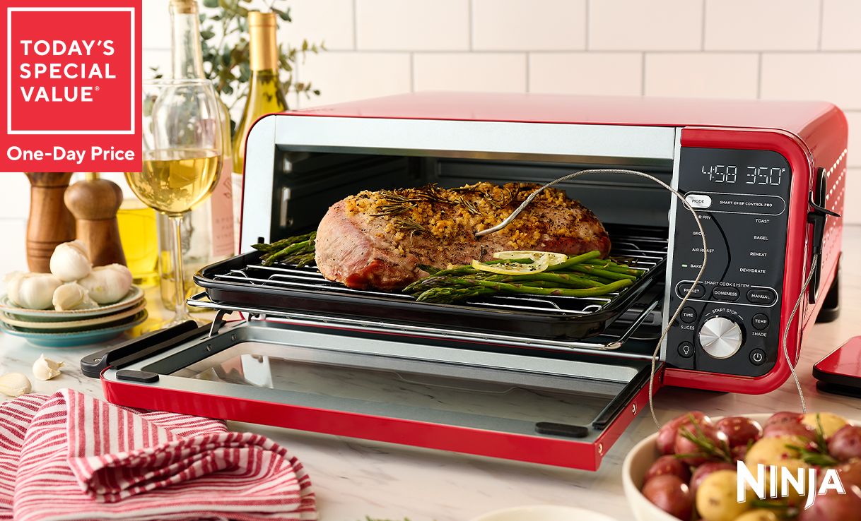 Today's Special Value® One-Day Price: Ninja Flip XL 10-in-1 Digital Air Fry Smart Oven Pro with Rack and Probe