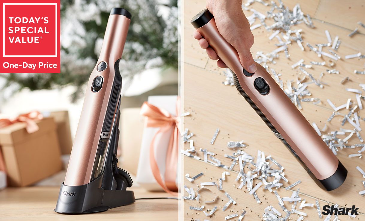 (QVC) Shark WANDVAC Cordless Handheld Vacuum with Scrubbing Brush