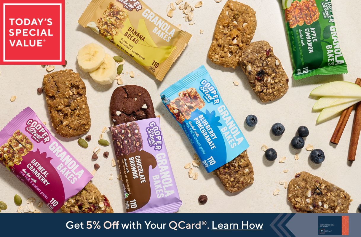 Today's Special Value®    Get 5% Off with Your QCard®. Learn How