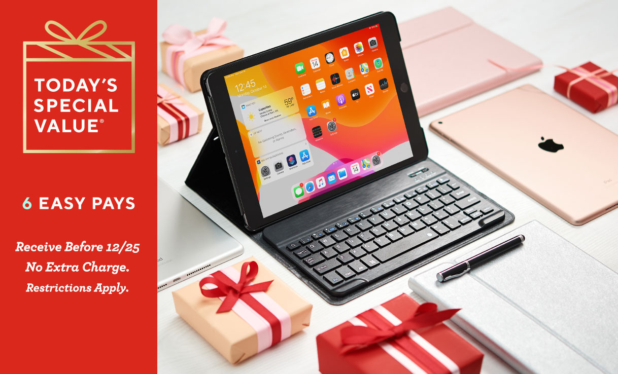 (QVC) AllNew Apple iPad 10.2" 128GB WiFi Tablet w/ Voucher