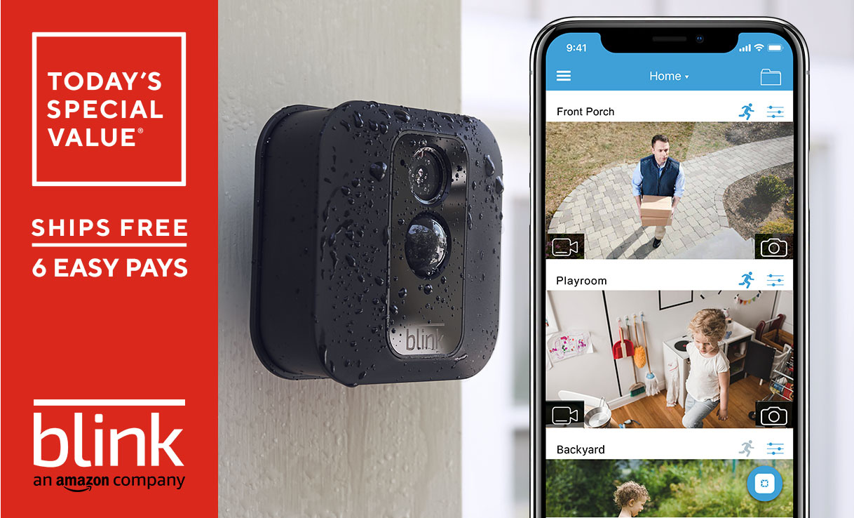 (QVC) Blink XT2 3Pack Wireless Cameras w/ 3X Cloud Storage & 2Year