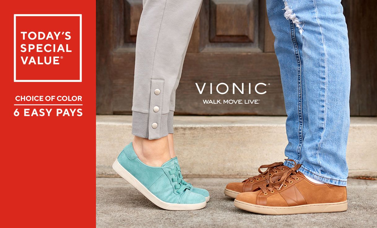 qvc vionic womens sneakers