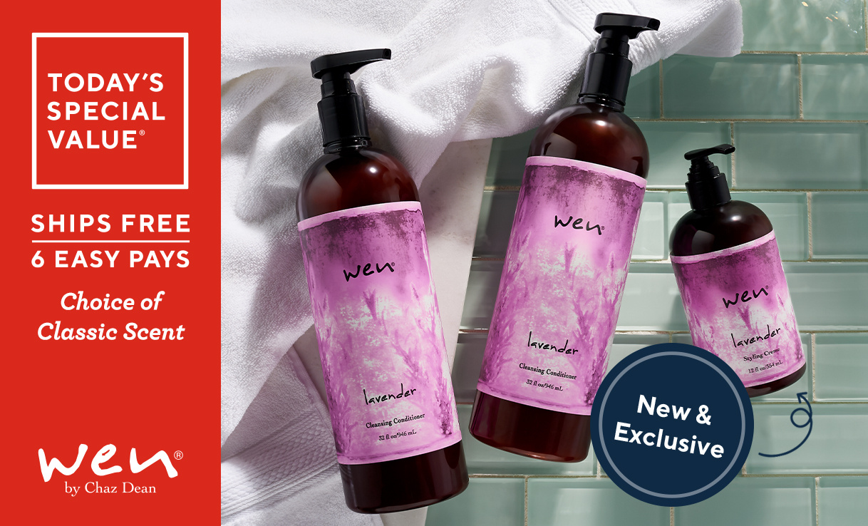 (QVC) WEN by Chaz Dean Classic Cleansing & Style Set