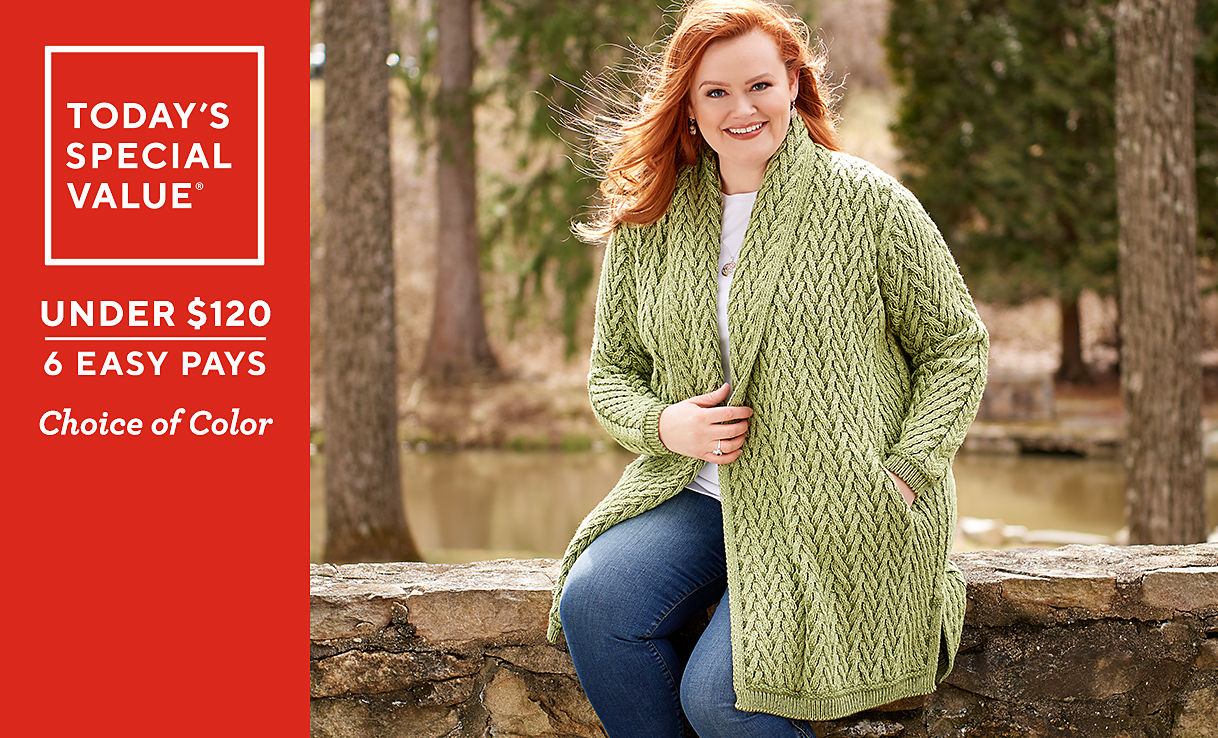 Aran Craft Merino Wool Open Front Cardigan with Pockets 