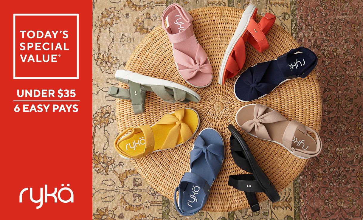 Qvc ryka outlet sandals clearance