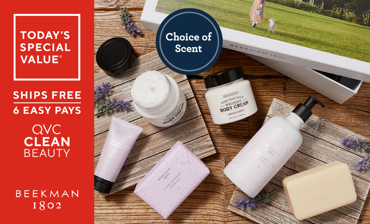 (QVC) Beekman 1802 Springtime in Sharon Springs 6pc Goat Milk