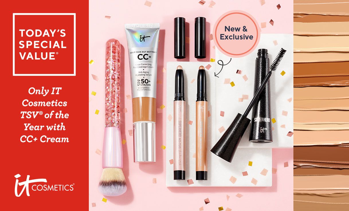 (QVC) IT Cosmetics Celebrate YOU! CC & Superhero Anniversary 5pc