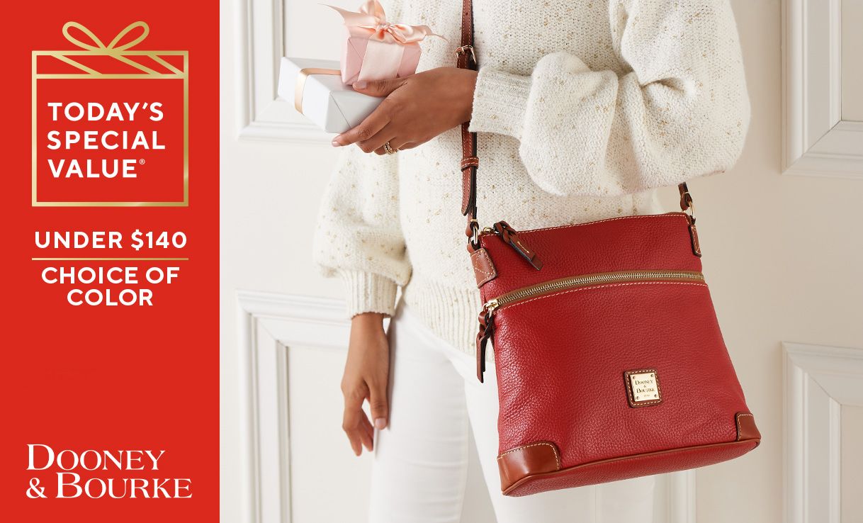 Today's Special Value® Dooney & Bourke Pebble Leather Crossbody - Under $140 - Choice of Color