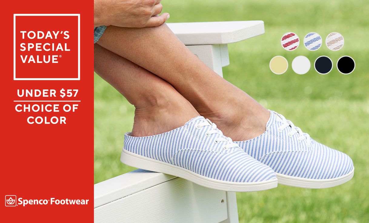 spenco slippers qvc