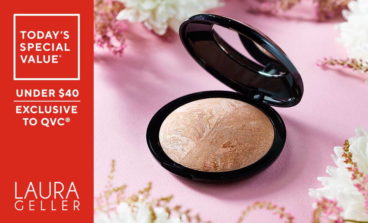 (QVC) Laura Geller Supersize BrightenNGlow Split Pan Foundation