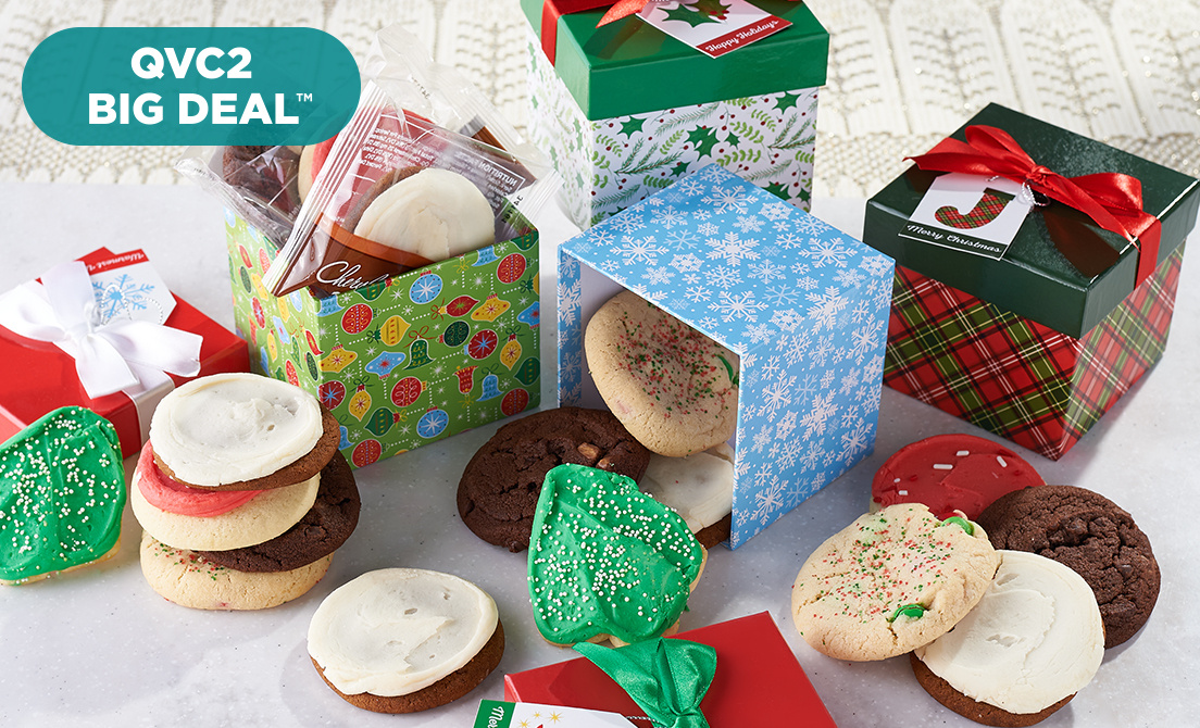 (QVC) Q2 Cheryl's 32pc Cookie Assortment w/ 8 Holiday Gift Boxes