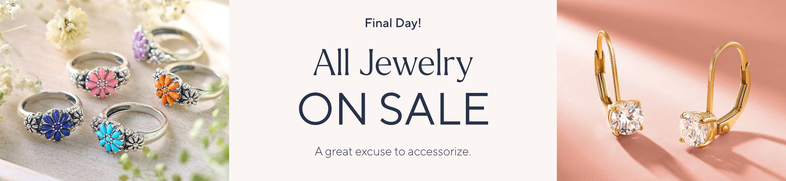 Final Day! All Jewelry on Sale - A great excuse to accessorize.