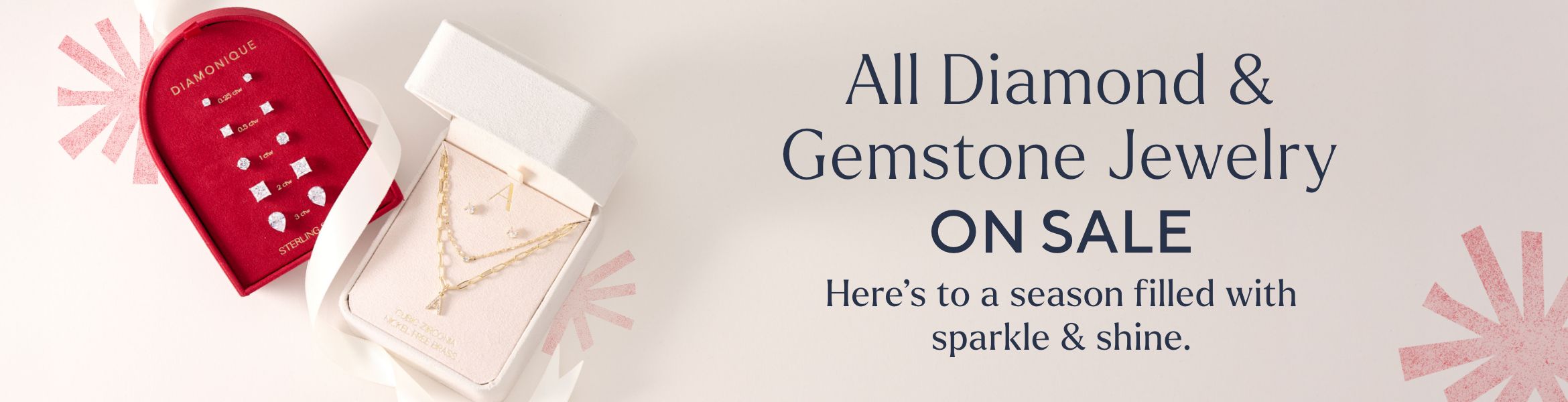 All Diamond & Gemstone Jewelry on Sale. Here's to a season filled with sparkle & shine.