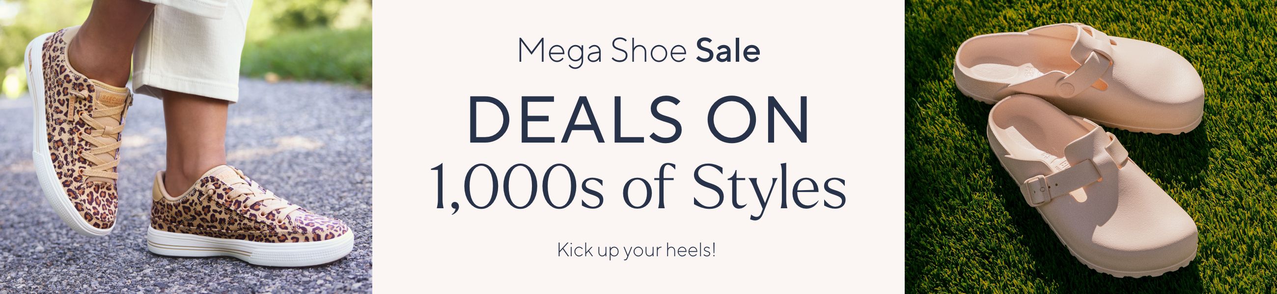 Mega Shoe Sale: Deals on 1,000s of Styles. Kick up your heels!