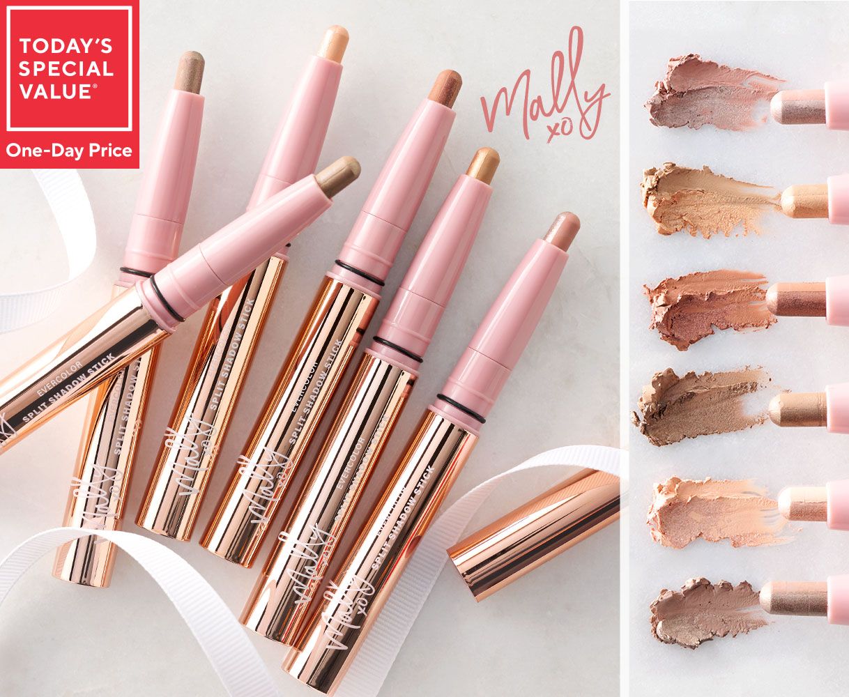 Today's Special Value® One-Day Price: Mally Evercolor 2-in-1 Shadow Stick 6-Piece Collection