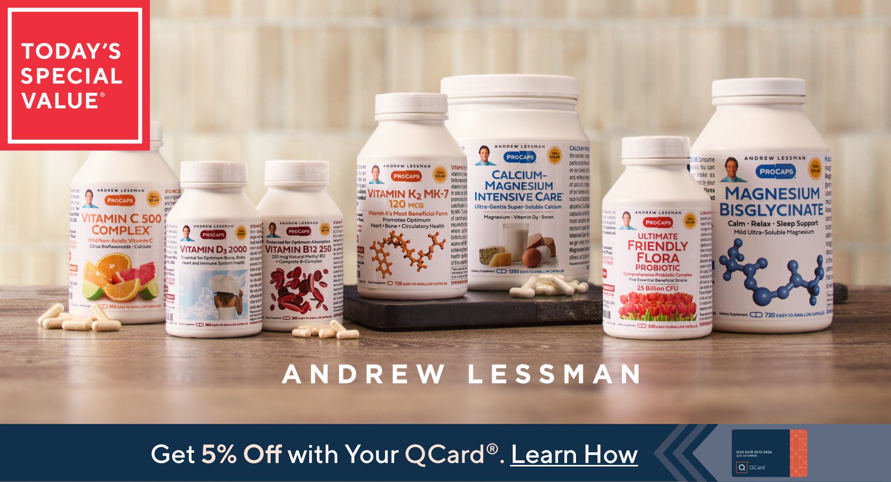 Today's Special Value®    Get 5% Off with Your QCard®. Learn How