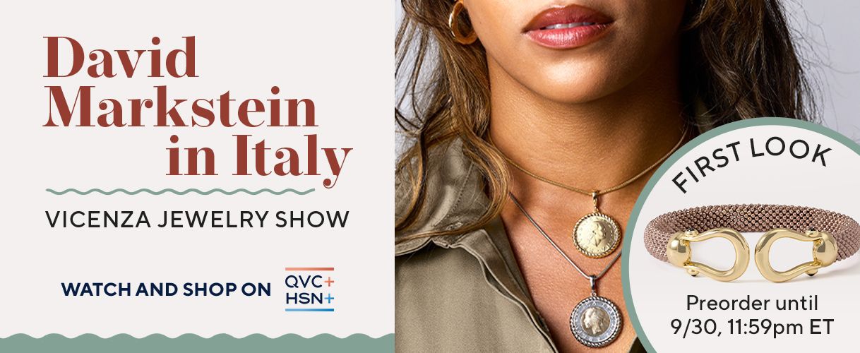 David Markstein in Italy: Vicenza Jewelry Show. Watch and Shop on QVC+ and HSN+. 