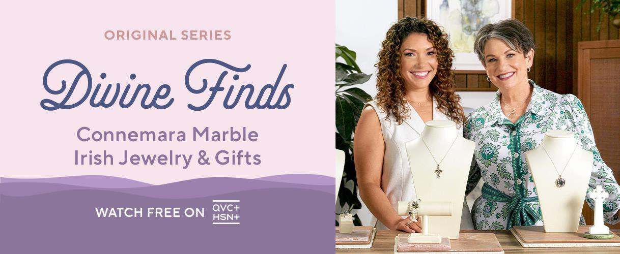 Original Series. Divine Finds: Connemara Marble Irish Jewelry & Gifts. Watch on QVC+ and HSN+.