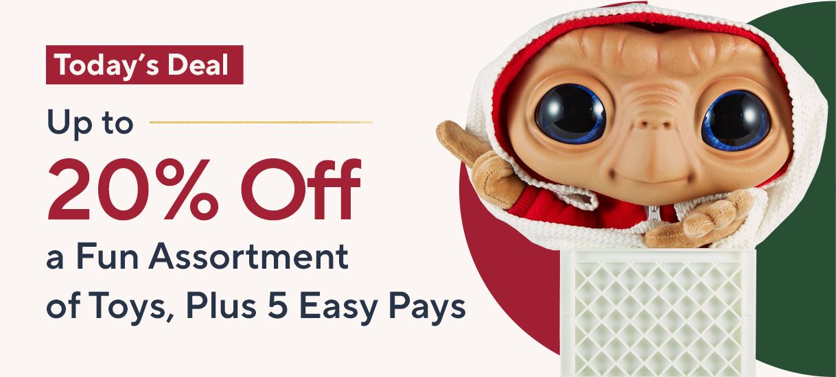 Today’s Deal: Up to 20% Off a Fun Assortment of Toys, Plus 5 Easy Pays