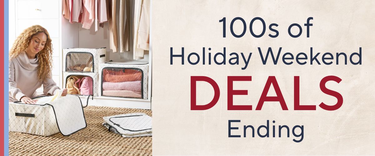 100s of Holiday Weekend Deals Ending