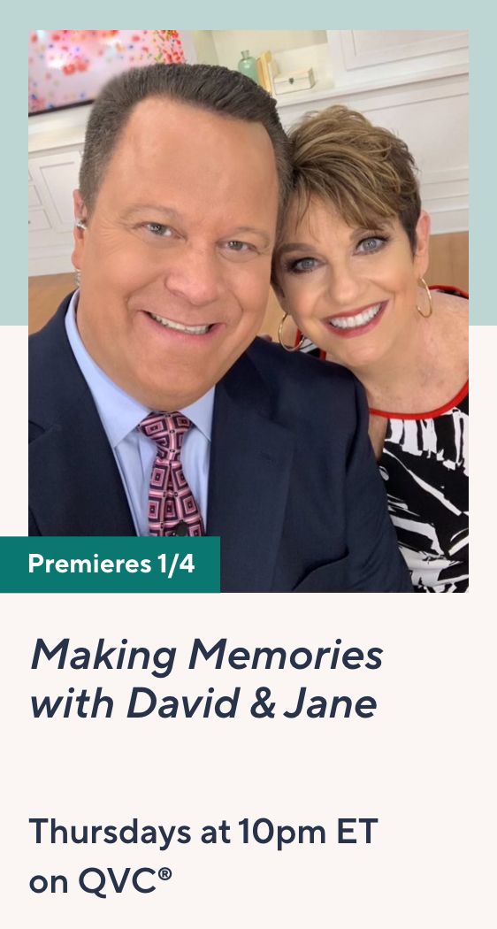 Premieres 1/4 - Making Memories with David & Jane Thursdays at 10pm ET on QVC®