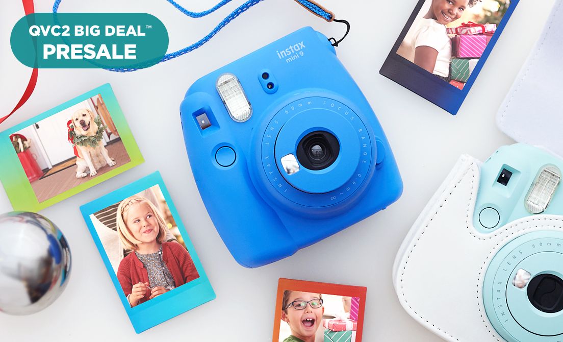 (QVC) Q2 – Fujifilm Instax Mini 9 Instant Film Camera with Film and ...