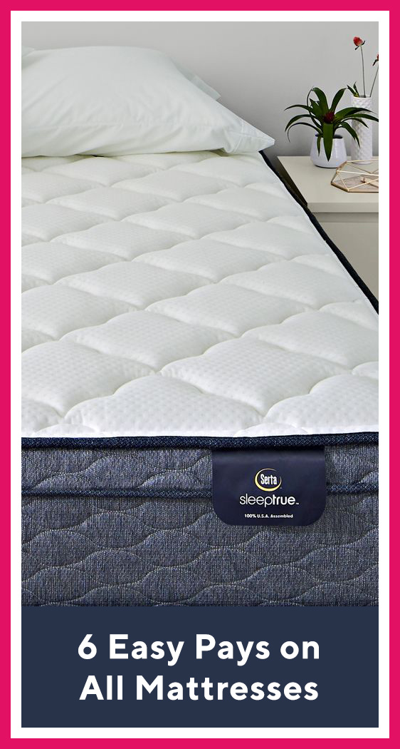 6 Easy Pays on All Mattresses