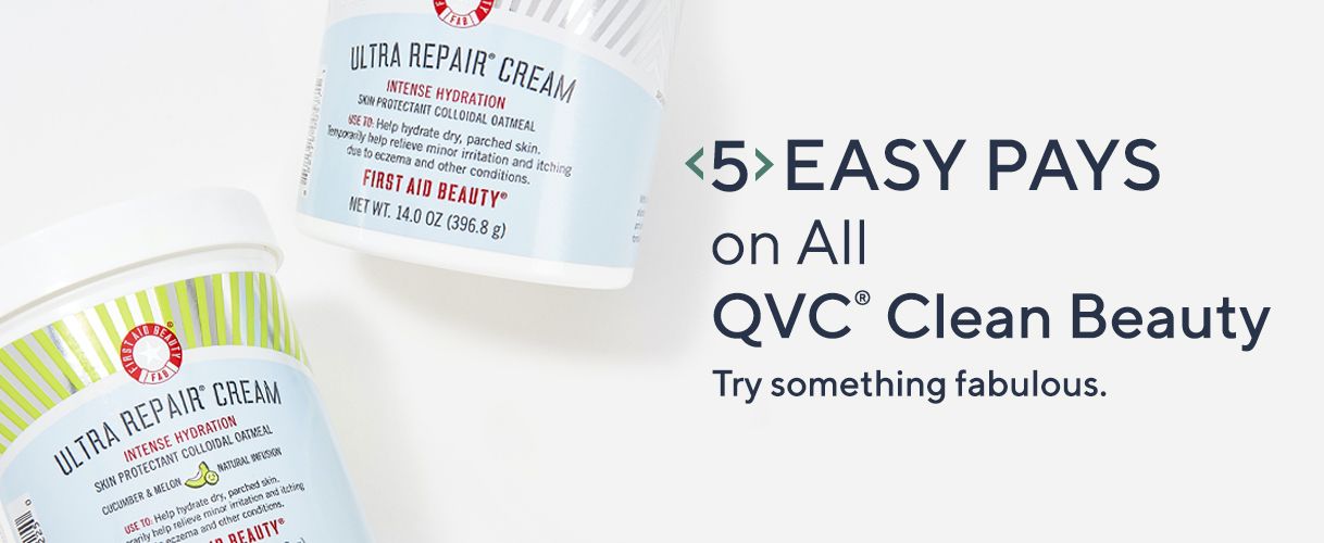 5 Easy Pays on All QVC® Clean Beauty - Try something fabulous.