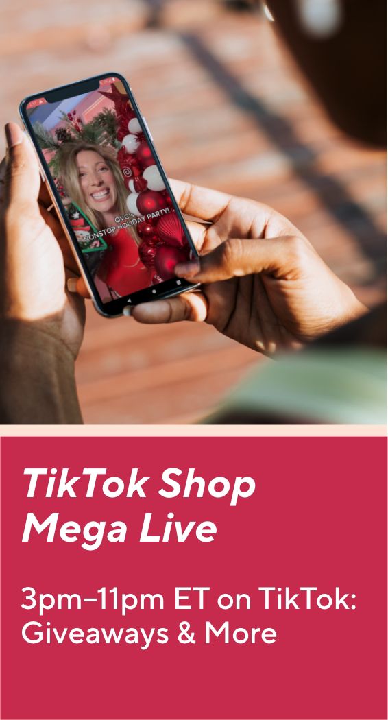 TikTok Shop Mega Live - 3pm–11pm ET on TikTok: Giveaways & More