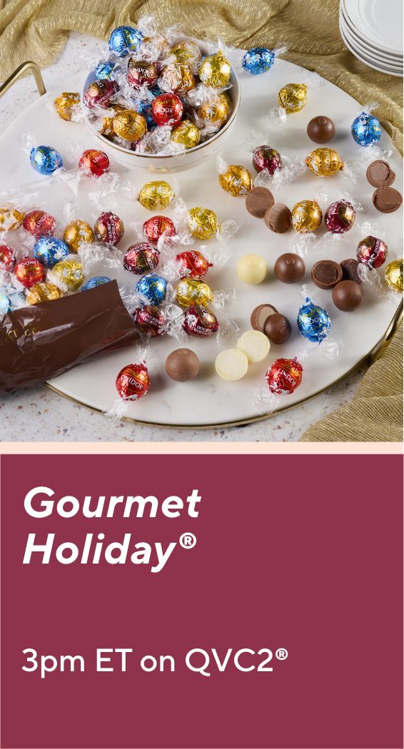 Gourmet Holiday®  3pm ET on QVC2®