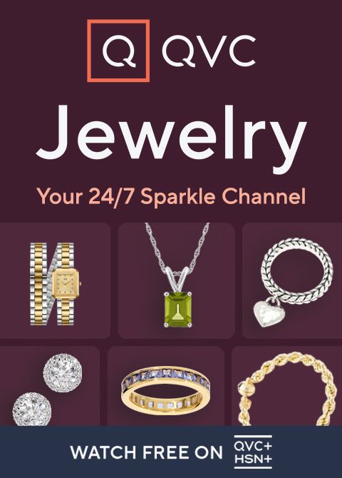 QVC Jewelry: Your 24/7 Sparkle Channel.  Watch Free on QVC+ and HSN+.