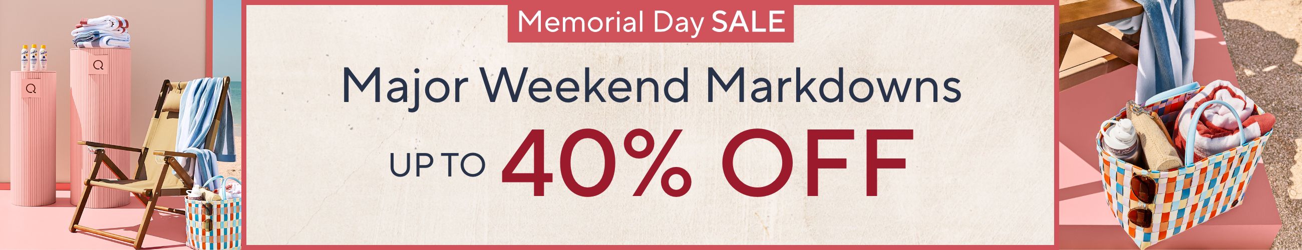 Memorial Day Sale: Major Weekend Markdowns Up to 40% Off