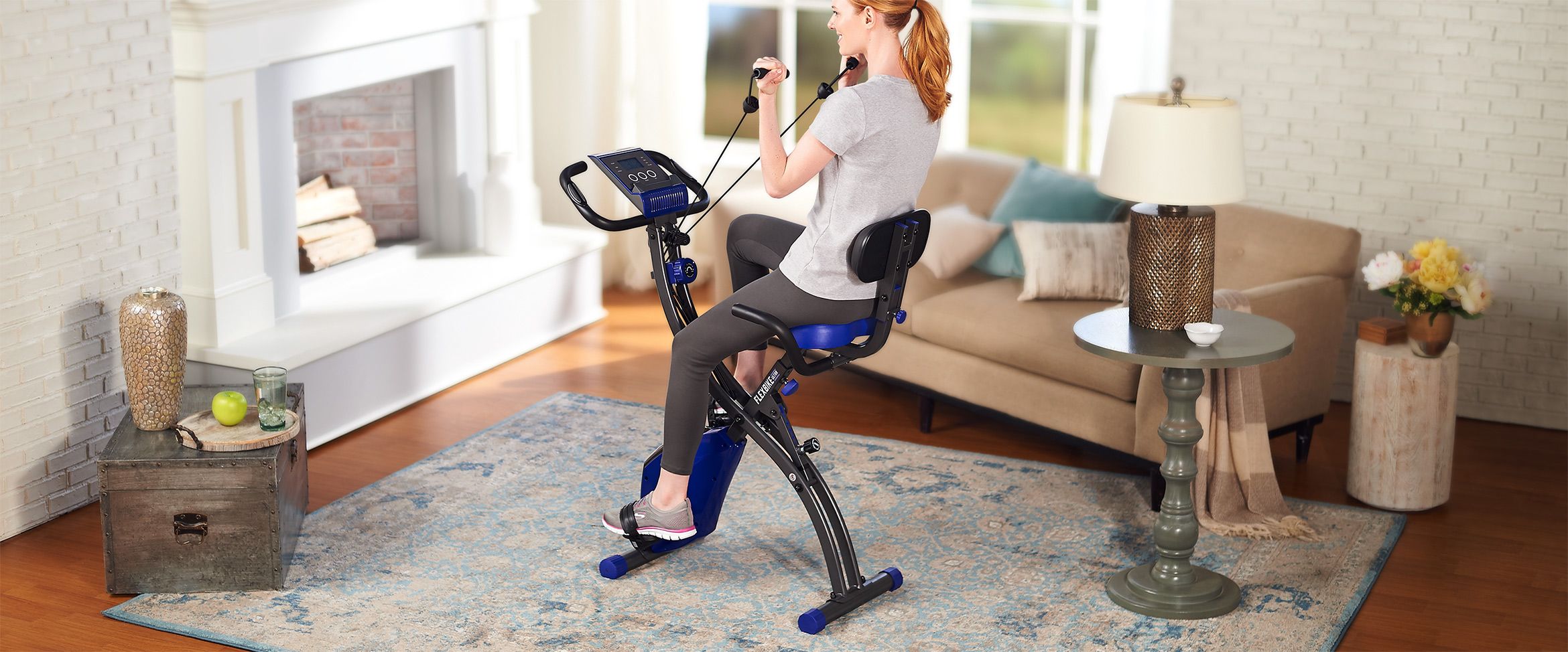 fitnation recumbent flex bike