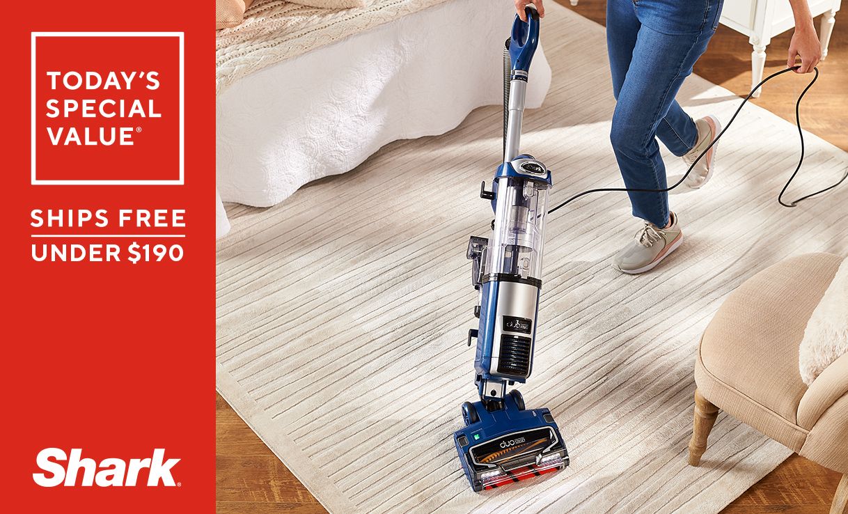 (QVC) Shark Slim DuoClean Upright Vacuum & SelfCleaning Brushroll