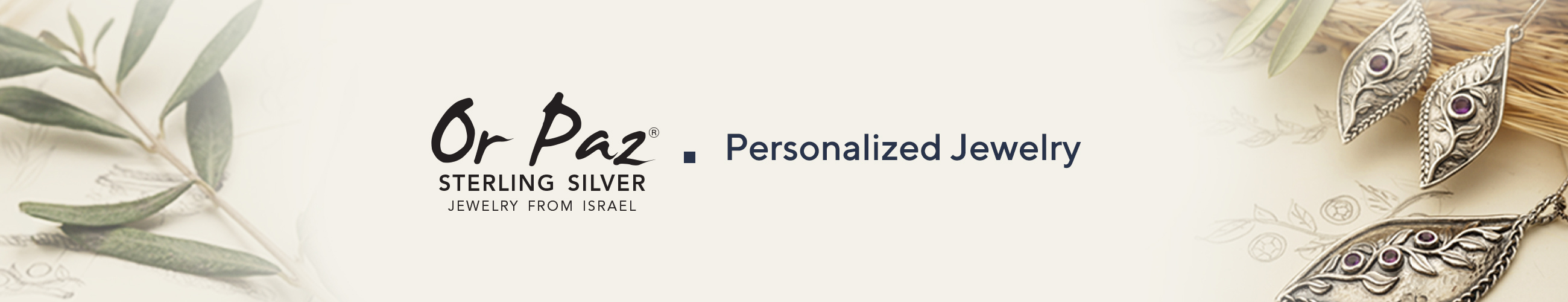 Or Paz. Personalized Jewelry.