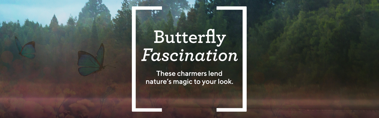 Butterfly Fascination   These charmers lend nature's magic to your look. 