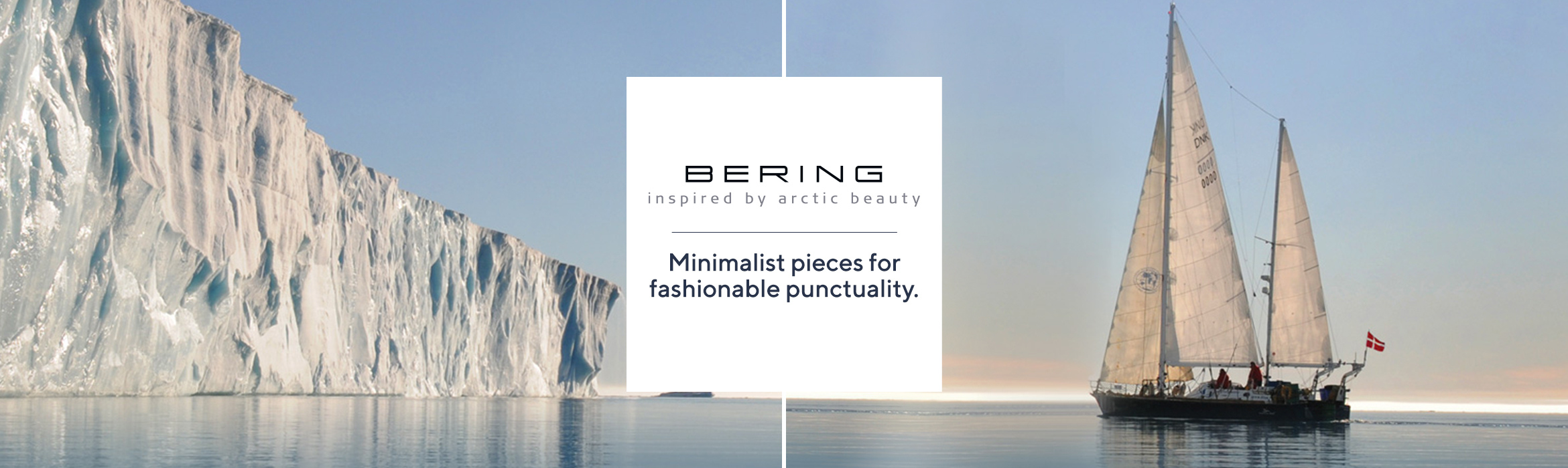 Bering.  Minimalist pieces for fashionable punctuality 